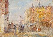 Frederick Mccubbin Collins Street oil